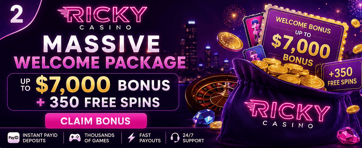 Ricky Casino – Massive Welcome Package